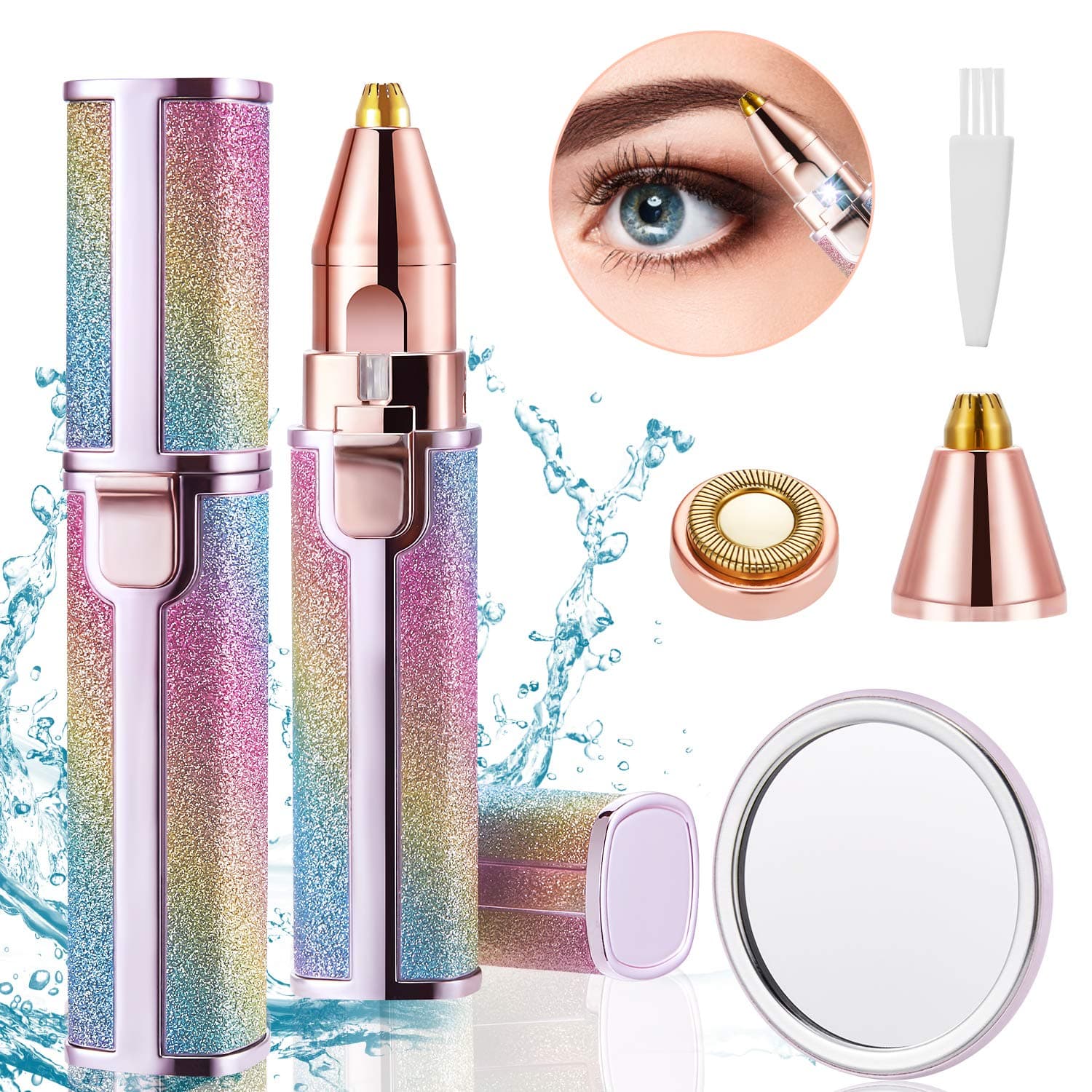 2-in-1 Eyebrow & Facial Hair Trimmer — 2